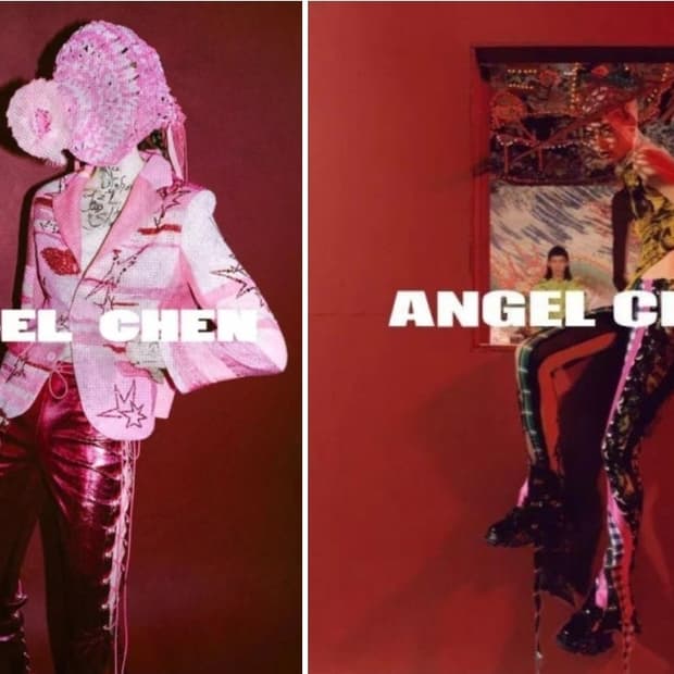ANGEL CHEN 블랙 에나멜 워커 부츠 EU43