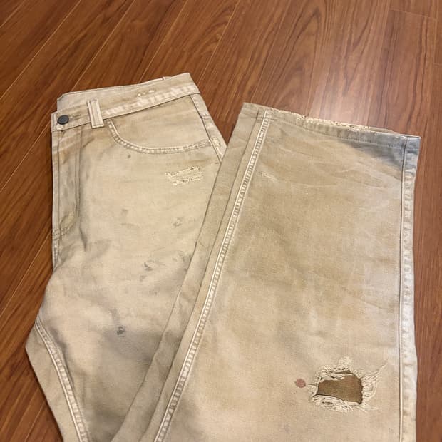 자라 ZARA 빈티지 워싱 와이드 팬츠 EU40 / KR31 새상품