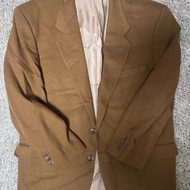 일제 캐시미어 100프로 블레이저 사이즈 105