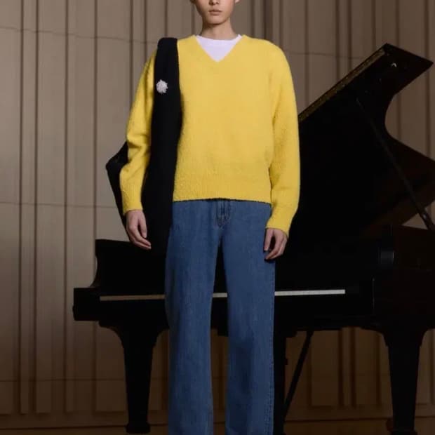 구매 / STU 카센티노 브이넥 옐로우