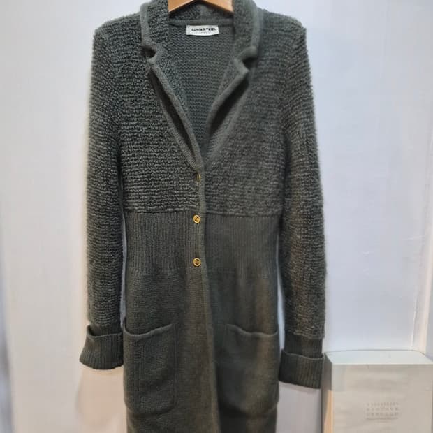 40) SONIA RYKIEL 소니아 리키엘 니트 롱 가디건 팝니다
