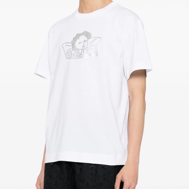 Simone Rocha 시몬로샤 그래픽 프린트 티셔츠 