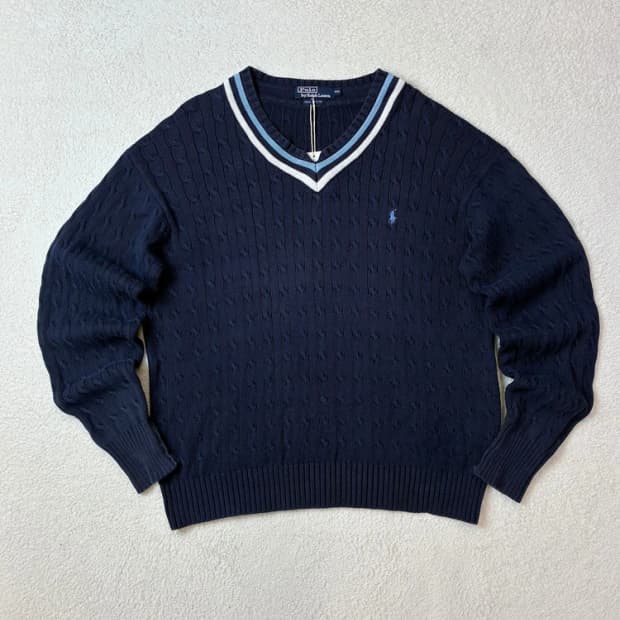 폴로 랄프로렌 90's 꽈배기 크리켓 니트 PN5948   