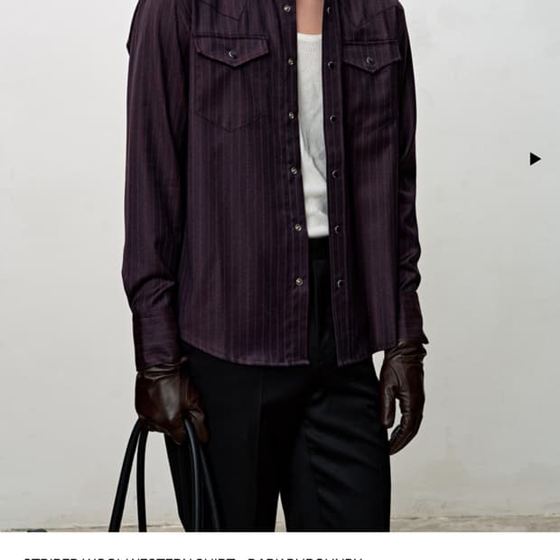 토니웩 울 웨스턴 셔츠 L