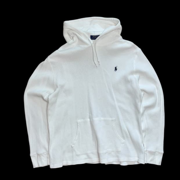 폴로 랄프로렌 와플 니트 후드티