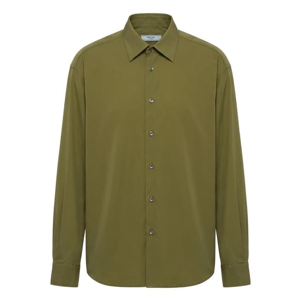 PRADA 카키 셔츠 39/15
