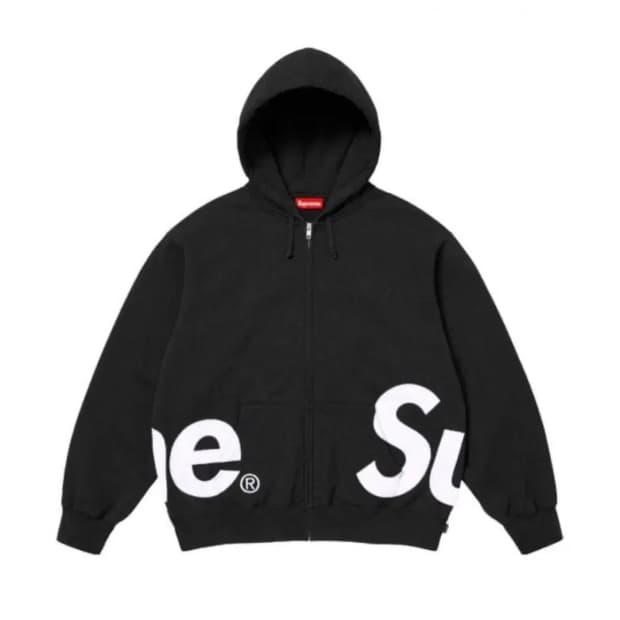 슈프림 빅 로고 후드집업 Big Logo Zip Up Hooded Swe