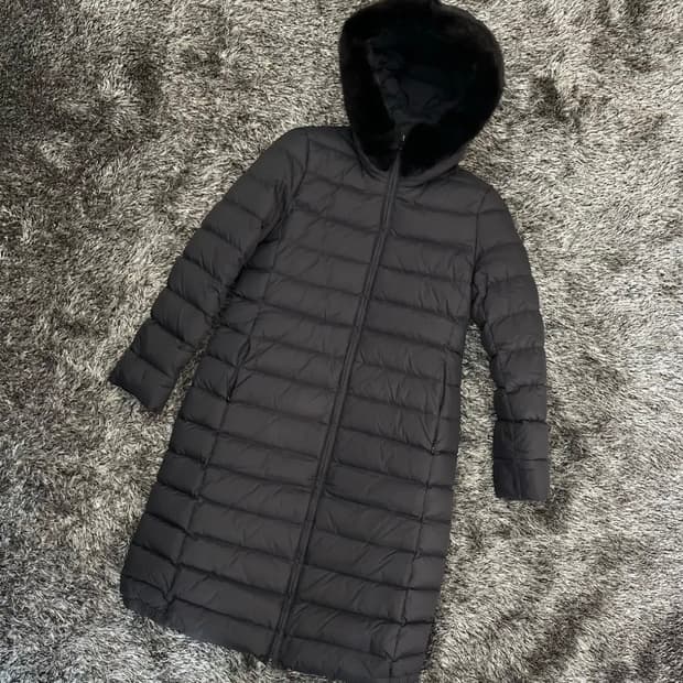 베라왕 밍크 배색 여성 구스다운 롱패딩 (66)