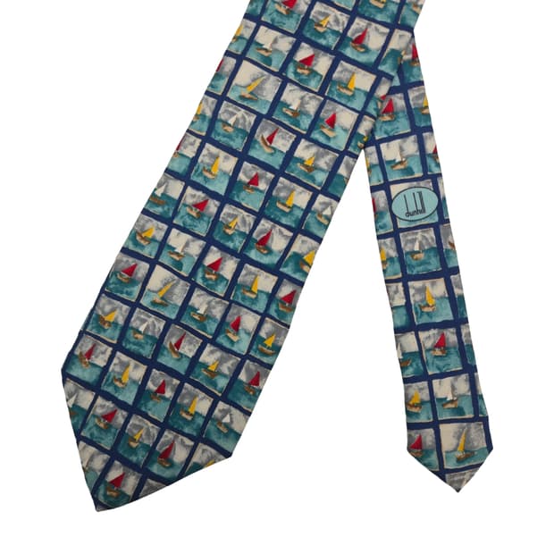 DUNHILL 던힐 실크 넥타이 [BCF11735_0102-08]