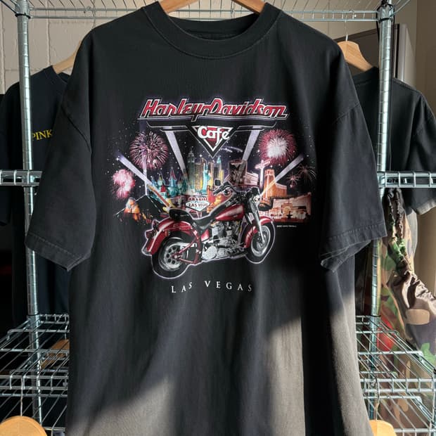 2001 할리 데이비슨 라스베가스 티셔츠