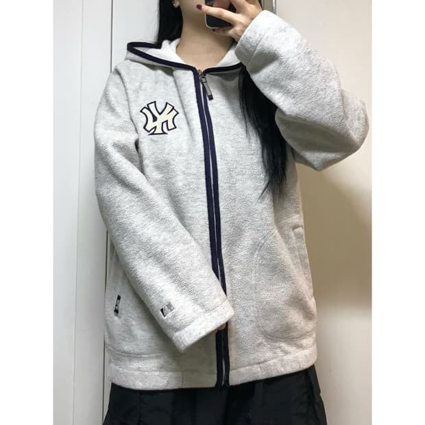 MLB 플리스 뽀글이 자켓 점퍼 95