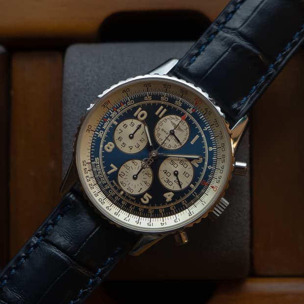 브라이틀링 네비타이머 크로노그래프 38mm 오토매틱 시계