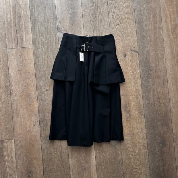 2way Pleats Docking Belt Skirt