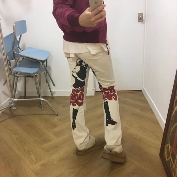 히스테릭글래머 바지 판매