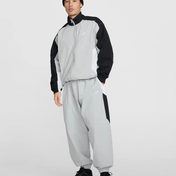 나이키 클럽 오버사이즈 벌룬 팬츠 그레이 M