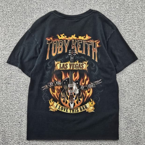 토비키스 아이러브디스 바&그릴 라스베가스 반팔티셔츠 (M)/ 11824 