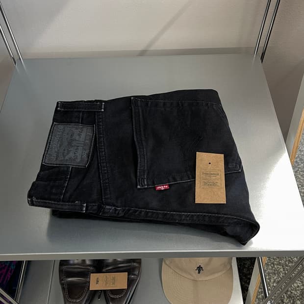 리바이스 502 블랙진 (30)