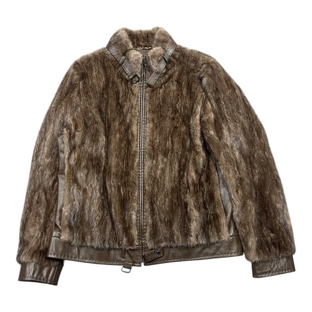 ✨ (바배) 크로커다일 밍크 양가죽 100% 자켓