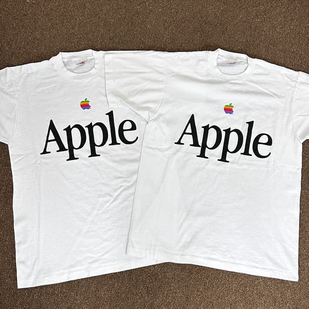 90s og Apple t shirt, 빈티지 애플 티셔츠