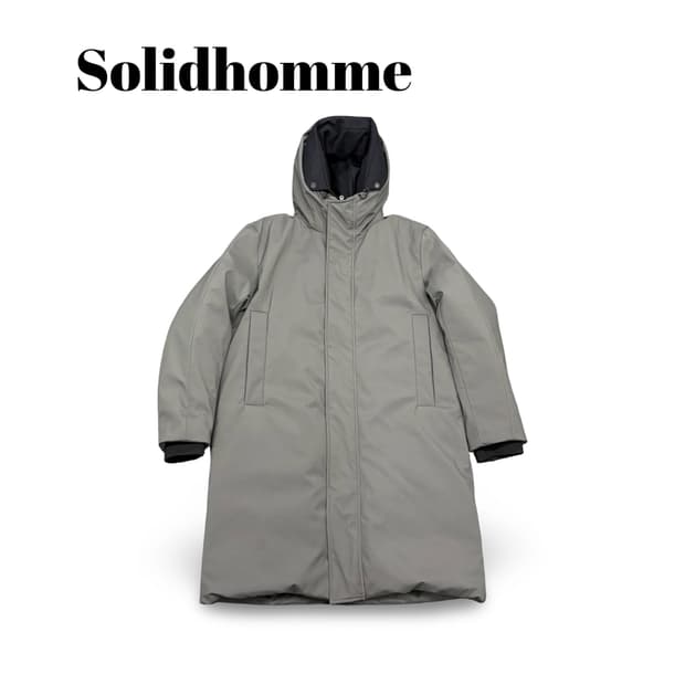 (100)솔리드옴므코트패딩