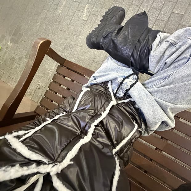 메종 마르지엘라 아카이브 시어링 패딩