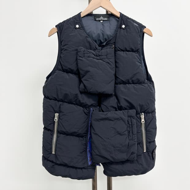 [S]스톤아일랜드 10주년 쉐도우프로젝트 조끼패딩