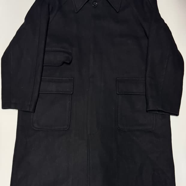 라퍼지스토어 울 혼방 미니멀 댄디 발마칸 코트 L