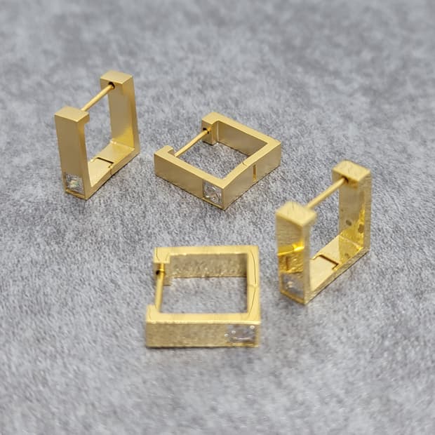 square earrings