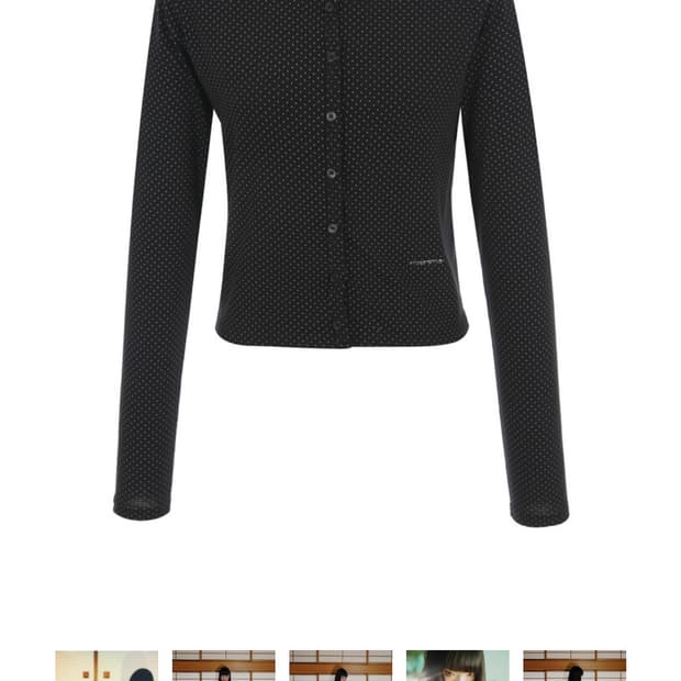 wsc archive Comfy cardigan dot 도트 가디건