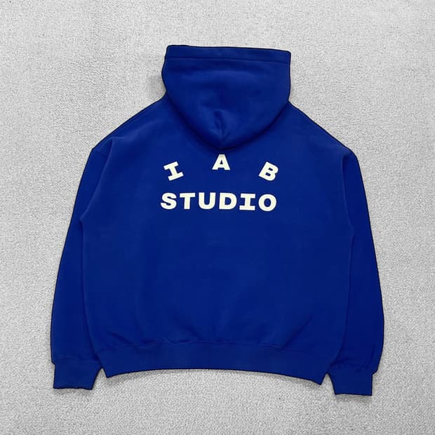 아이앱스튜디오 x 호가든 코튼 블루 후드티 블루