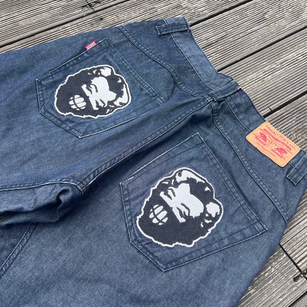 사쿤 엔지니어드진 팬츠 (W32-33)