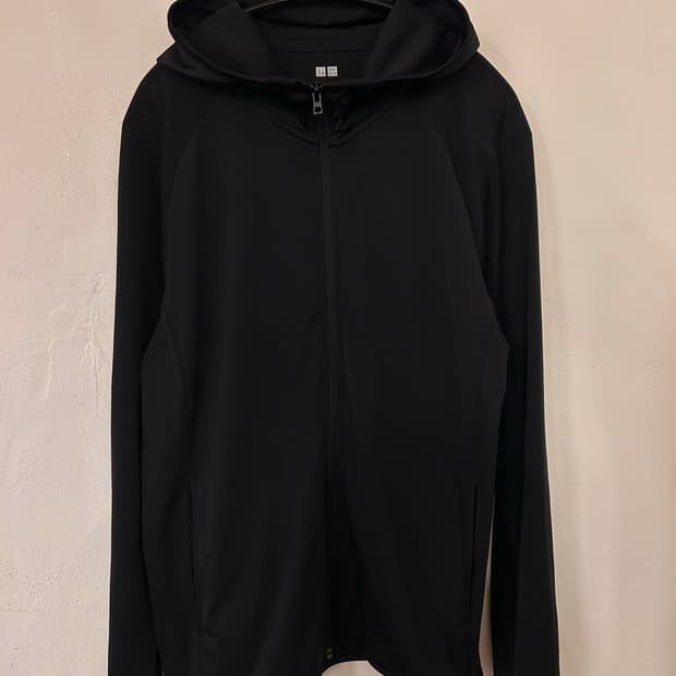 유니클로 메쉬 후드집업 L