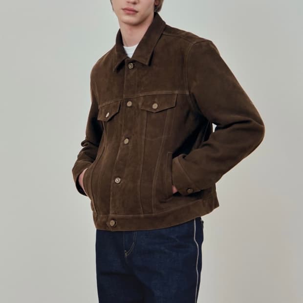 Stu 고트 스웨이드 트러커 m 팝니다