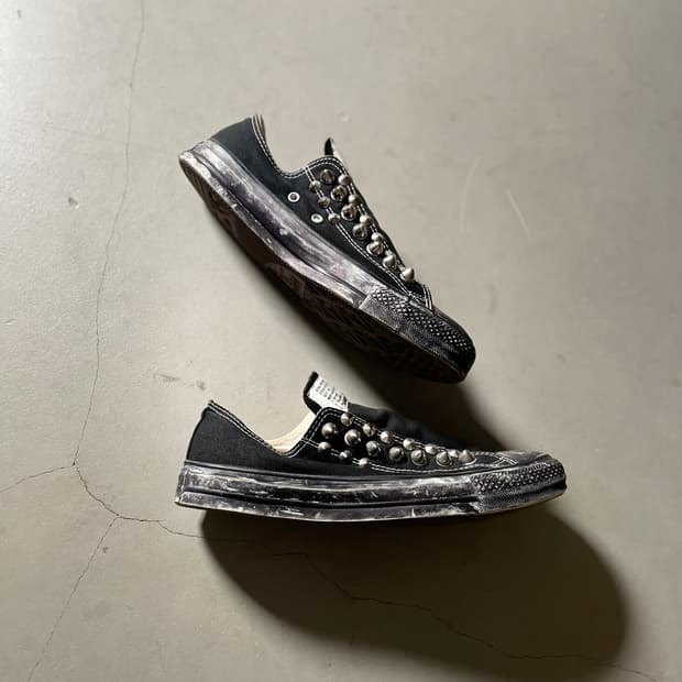 Gilet × Converse  Stud Custom Sneakers