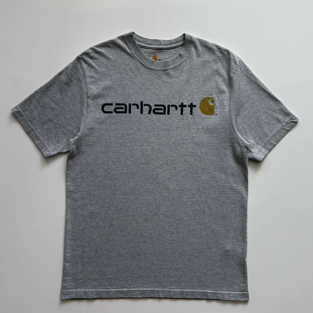 Carhartt 칼하트 스펠아웃 그레이 반팔티