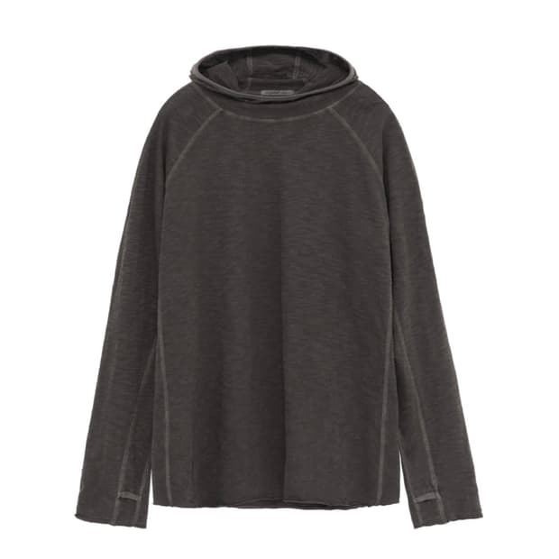 폴리테루 휴먼인덱스 휴먼 터틀 넥 후디 브라운