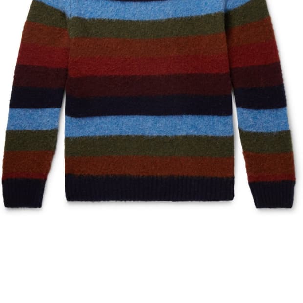 하울린 무지개 스트라이프 니트