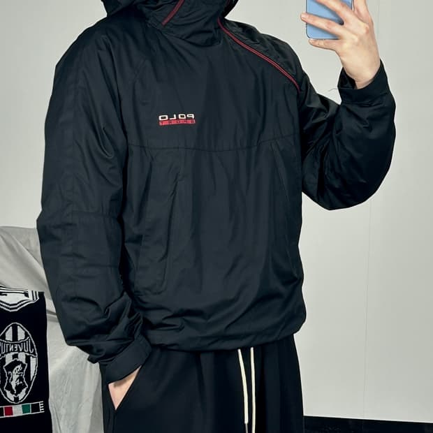 폴로 스포츠 바람막이 아노락 웜업 M 