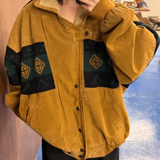 Broadway 돈피 레더자켓