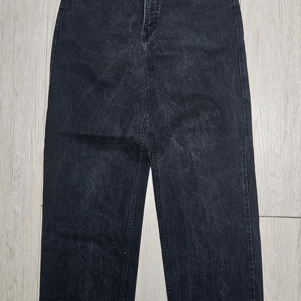 90s 리바이스 567 흑청 오렌지탭