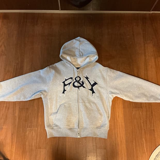 PUNK&YO 펑크앤요 후드집업 그레이 M