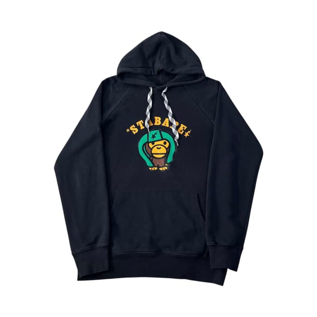 100 베이프 베이비 마일로 후드티