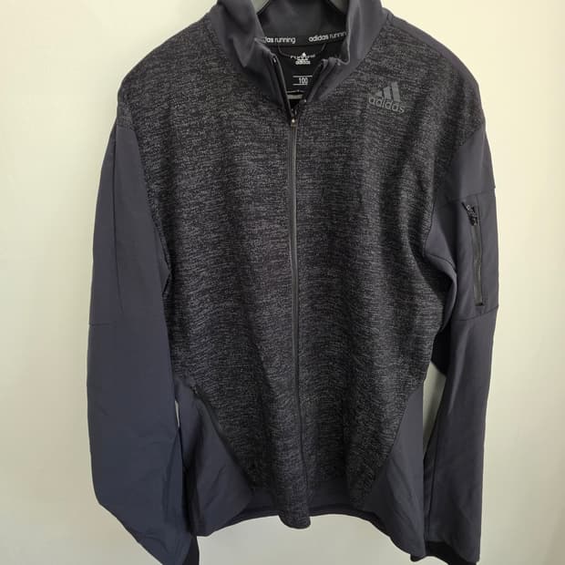 아디다스 러닝 집업 쟈겟