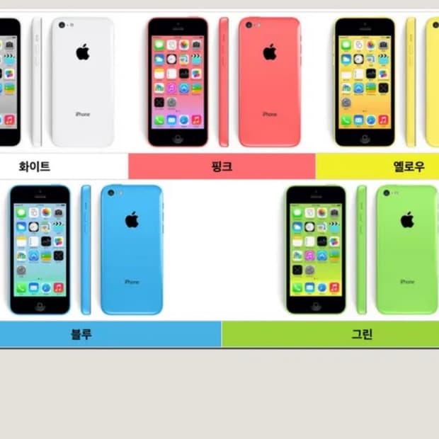 새상품 아이폰 5c 16기가