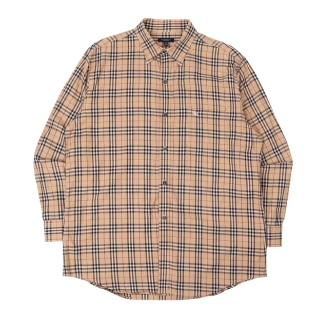 버버리 베이지 노바체크 셔츠