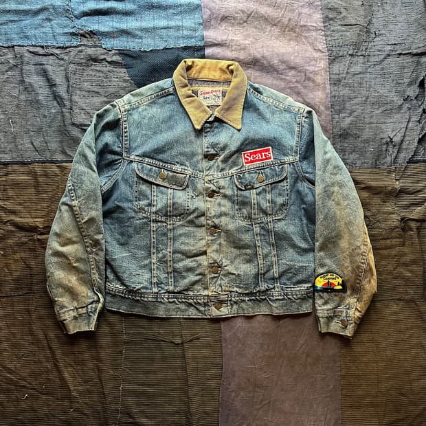 44) 70s USA LEE 빈티지 리 101LJ 스톰라이더 데님 자켓