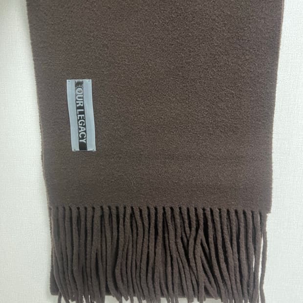 아워레가시 울 머플러 브라운