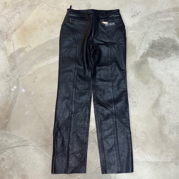 [42/14] Harley Davidson Cowhide Paneled 