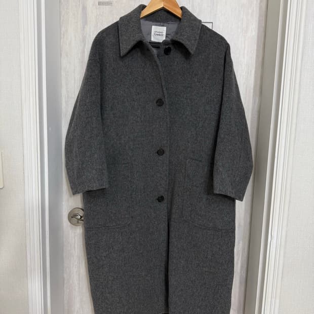 여성 80-160 S / 스튜디오 톰보이 와이드 오버핏 캐시미어  코트