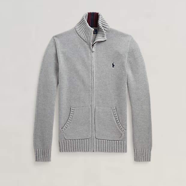 폴로 랄프로렌 니트 집업 